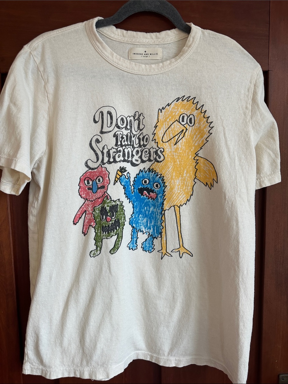 Imogene and Willie Don't Talk to Strangers graphic tee Graphic Short Sleeve Tee